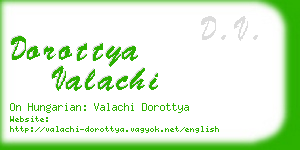 dorottya valachi business card